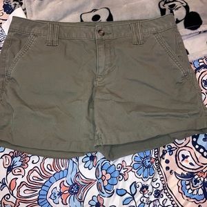 Green shorts